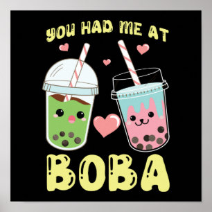 Affiche Bubble Tu M'As Eu Chez Boba Tea