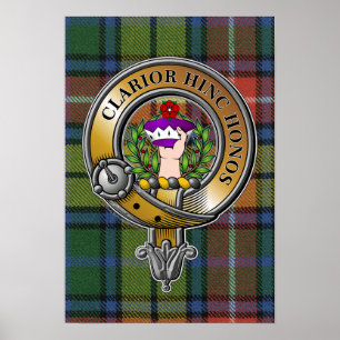 Affiche Buchanan Tartan & Badge
