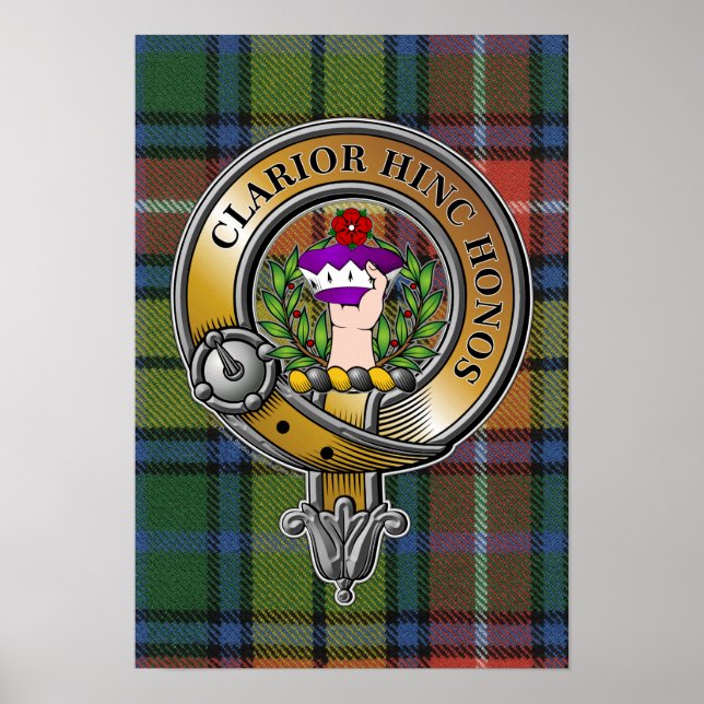 Affiche Buchanan Tartan & Badge (Devant)