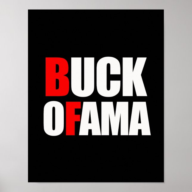 AFFICHE BUCK OFAMA (Devant)
