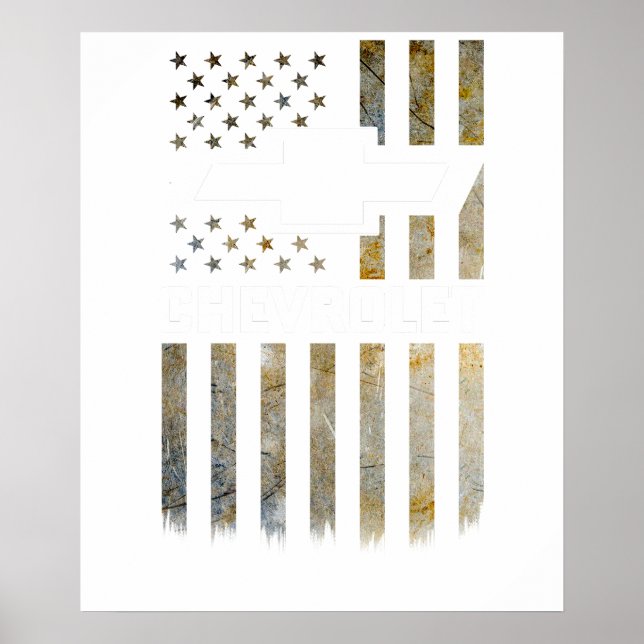 Affiche Buck Wear Chevy Camo Accent Drapeau 2 (Devant)