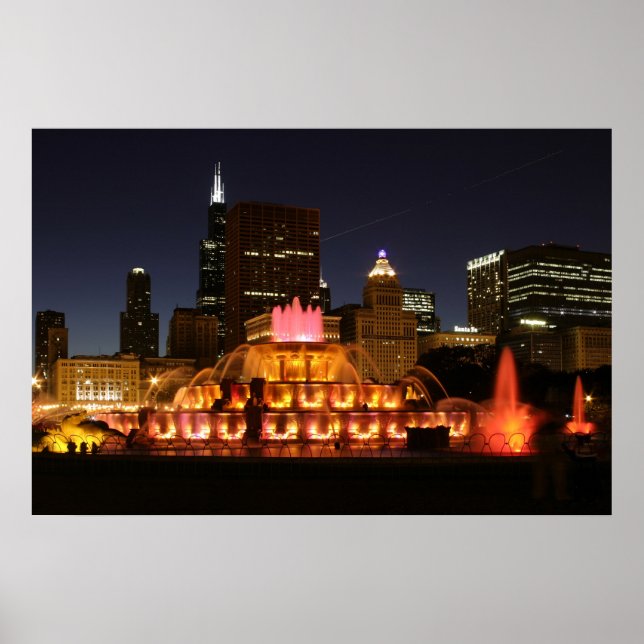 Affiche Buckingham Fountain (Devant)