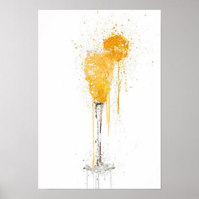 Affiche Bucks Fizz Cocktail (Devant)