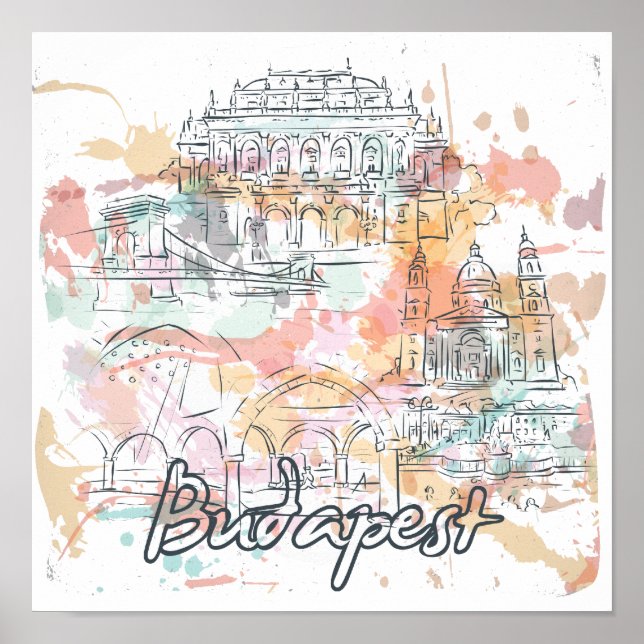 Affiche Budapest (Devant)