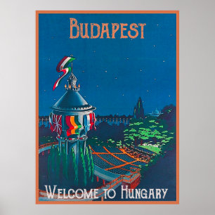 Affiche Budapest, Fisherman Bastion, Hungary