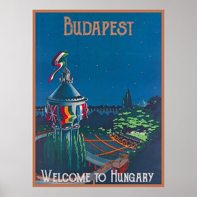 Affiche Budapest, Fisherman Bastion, Hungary (Devant)