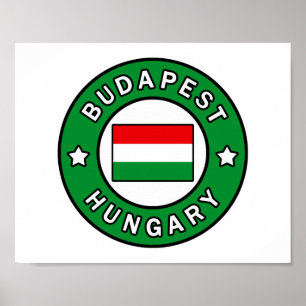 Affiche Budapest Hongrie