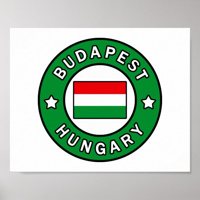 Affiche Budapest Hongrie (Devant)