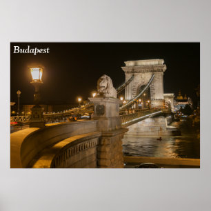 Affiche Budapest, Hongrie