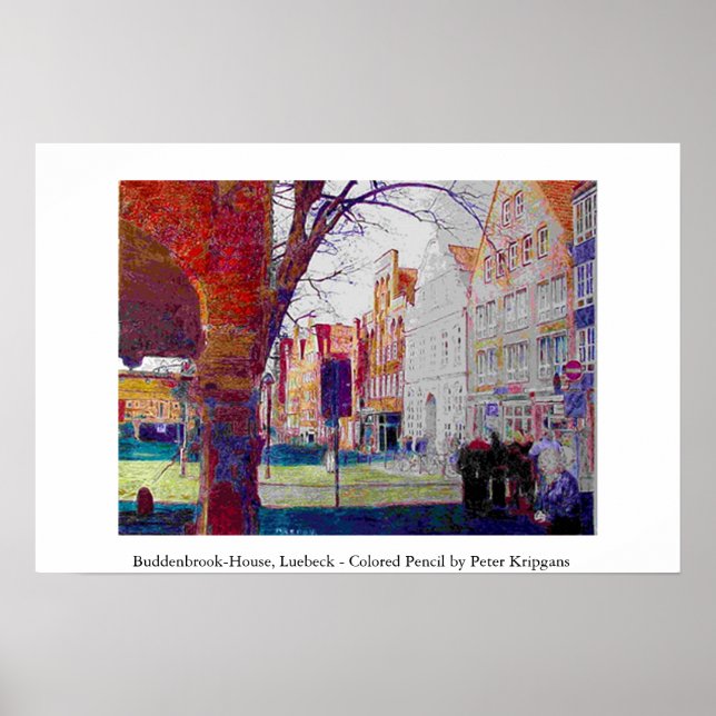 Affiche Buddenbrook-House, Luebeck, Allemagne du Nord (Devant)