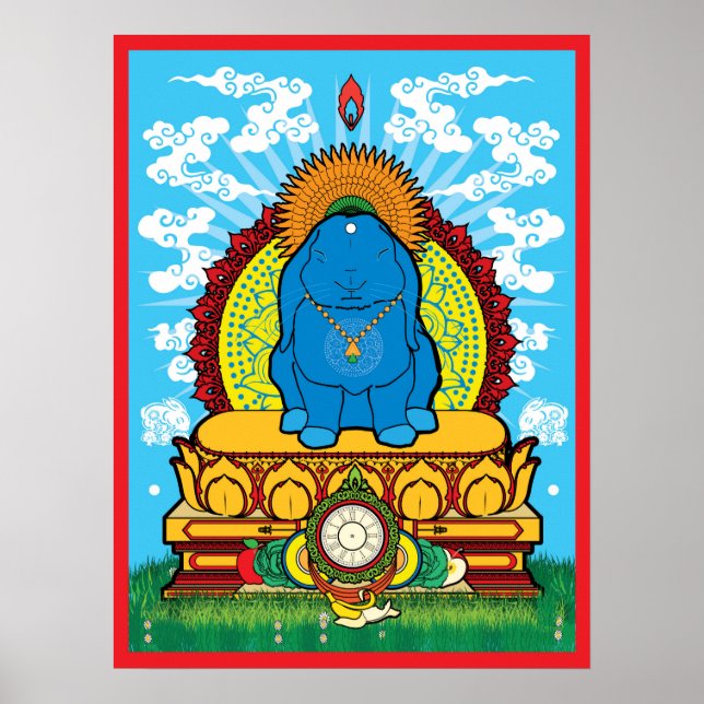 Affiche BUDDHA 18x24 (Devant)