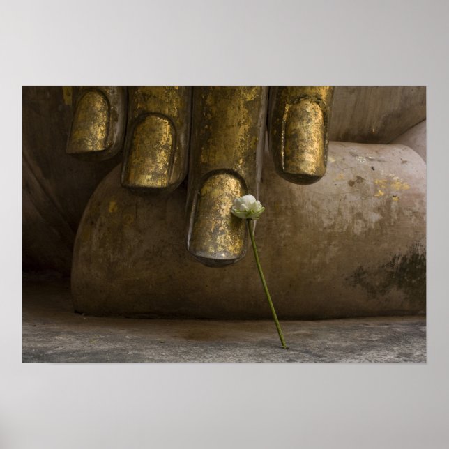 Affiche Buddha at Wat Si Chum. (Devant)