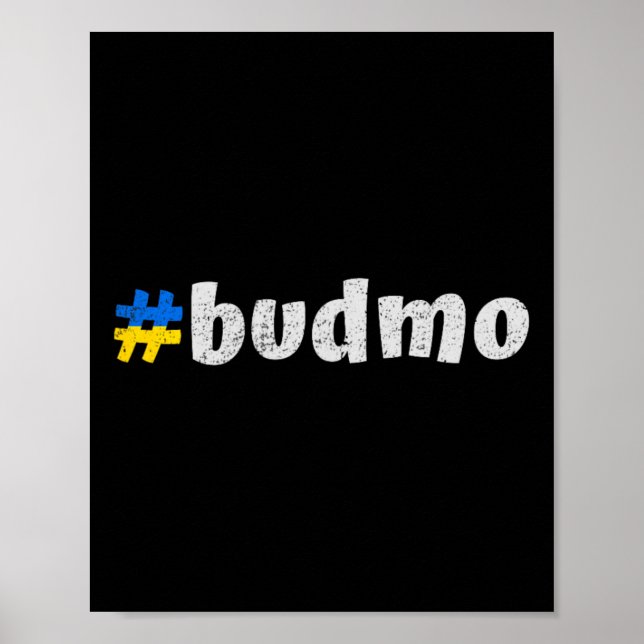 Affiche Budmo ukrainien drôle salutation traditionnelle uk (Devant)