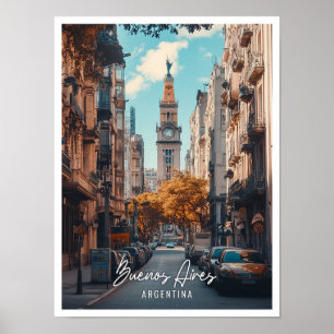 Affiche Buenos Aires Argentine Belle ville