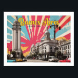 Affiche Buenos Aires Argentine Pop Art Voyage Illustration<br><div class="desc">Buenos Aires Argentine Pop Art Voyage Illustration</div>