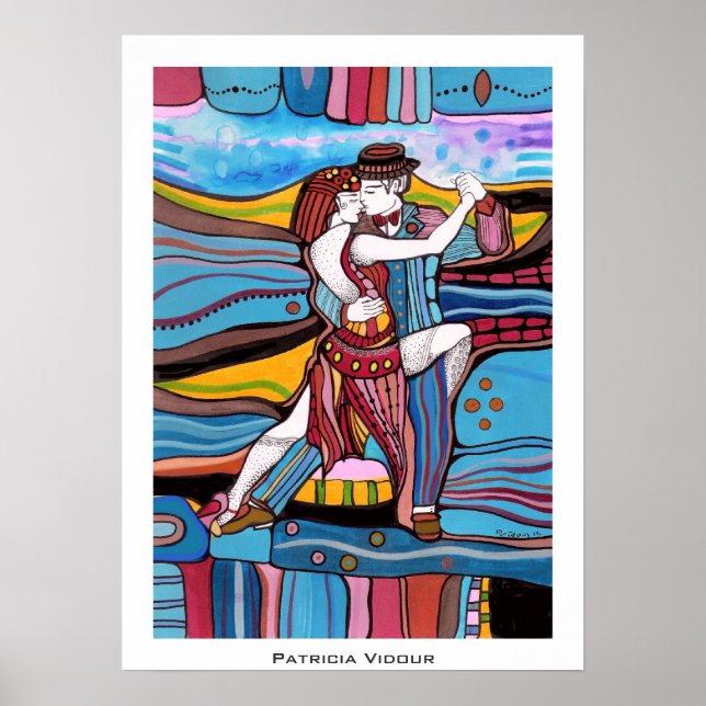 Affiche Buenos Aires, la Reina del Plata Tango (Devant)