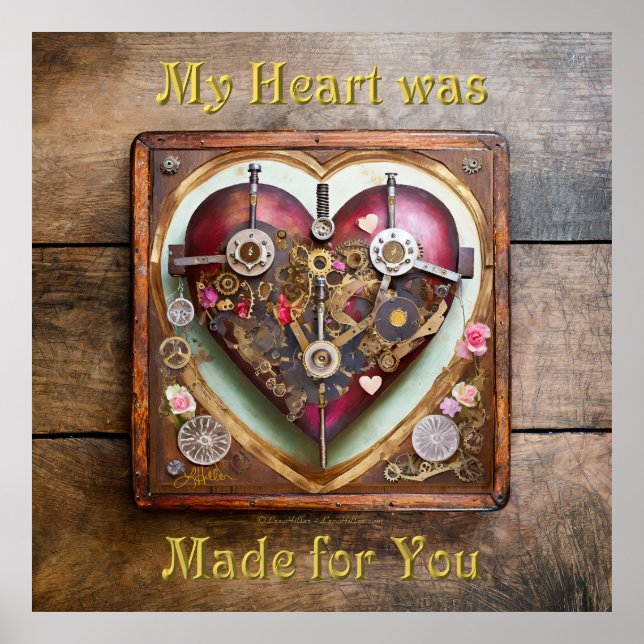 Affiche Buff Red Heart Steampunk Series (Devant)