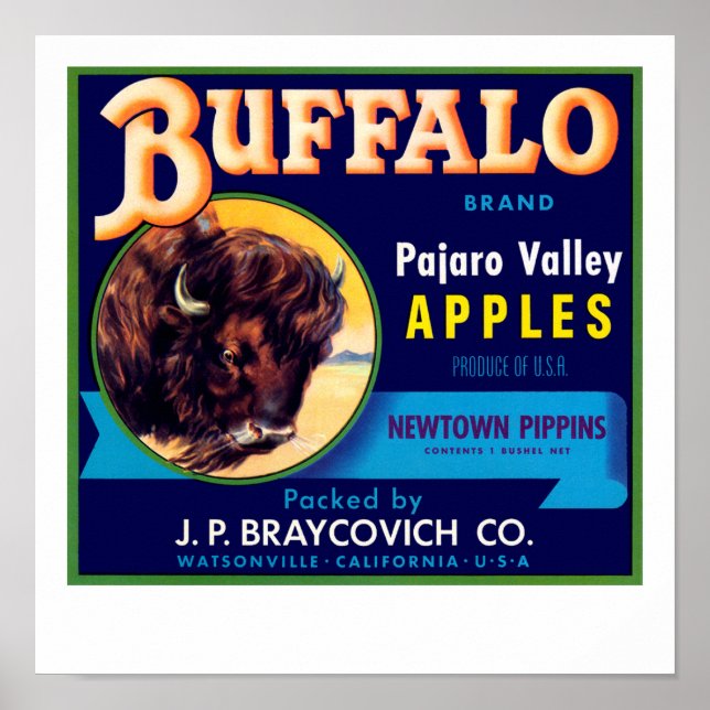 Affiche Buffalo Apples (Devant)