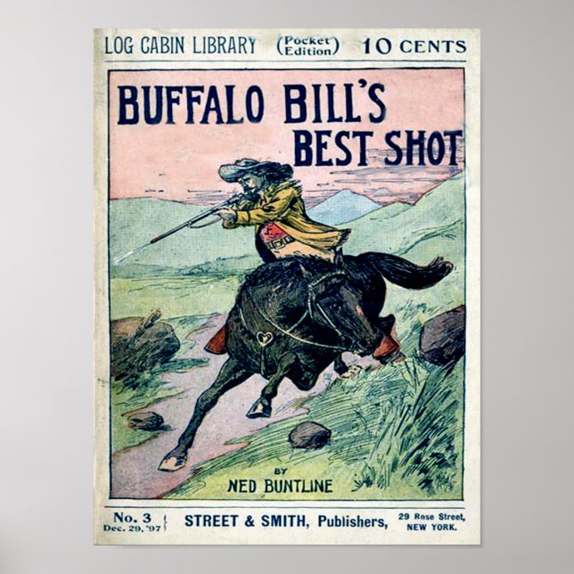 Affiche Buffalo Bill Wild West Imprimer (Devant)