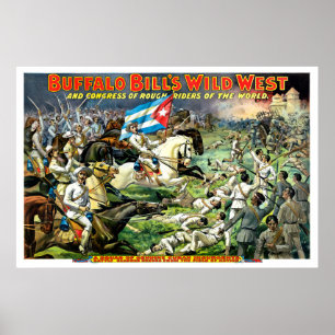 Affiche Buffalo Bill's Wild West/Congress of Rough Riders