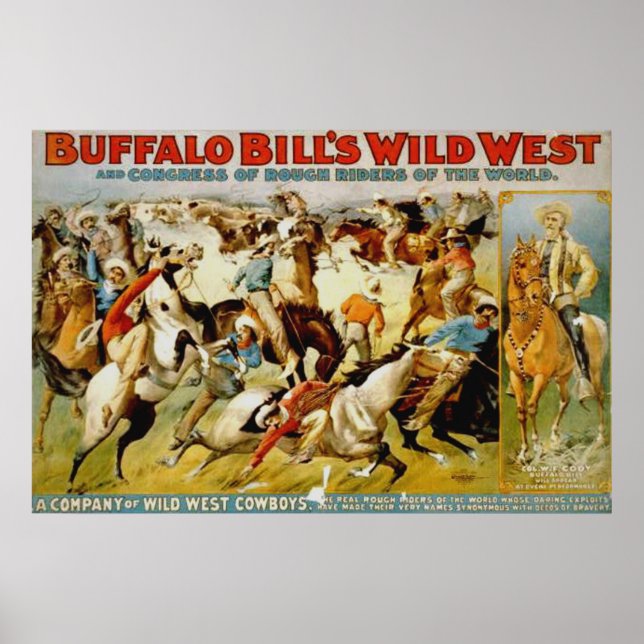 Affiche Buffalo Bill's Wild West Show (Devant)