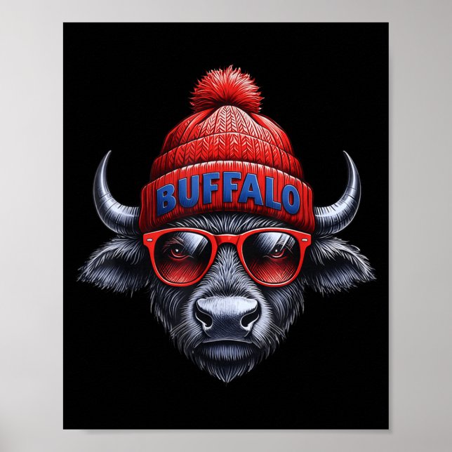 Affiche Buffalo Lovers For Men Women Toddler Youth Kids Bo (Devant)