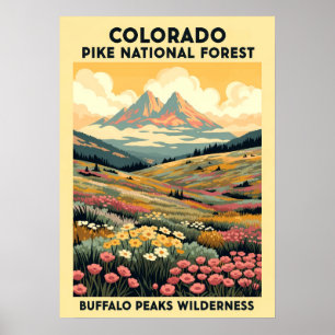 Affiche Buffalo Peaks Wilderness V01