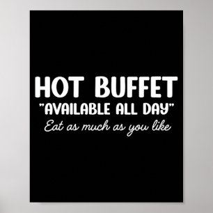 Affiche Buffet Chaud Disponible Tous Les Jours Mangez Auta