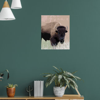 Affiche Buffle / Bison