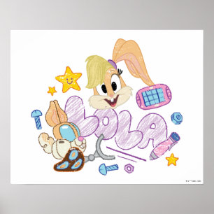Affiche BUGS BUNNY BUILDERS™ Croquis de Lola