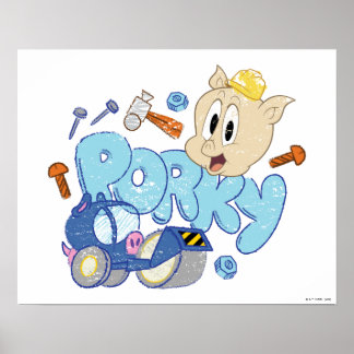 Affiche BUGS BUNNY BUILDERS™| Croquis de Porky