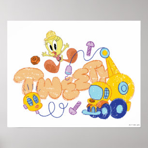 Affiche BUGS BUNNY BUILDERS™ Croquis de TWEETY™