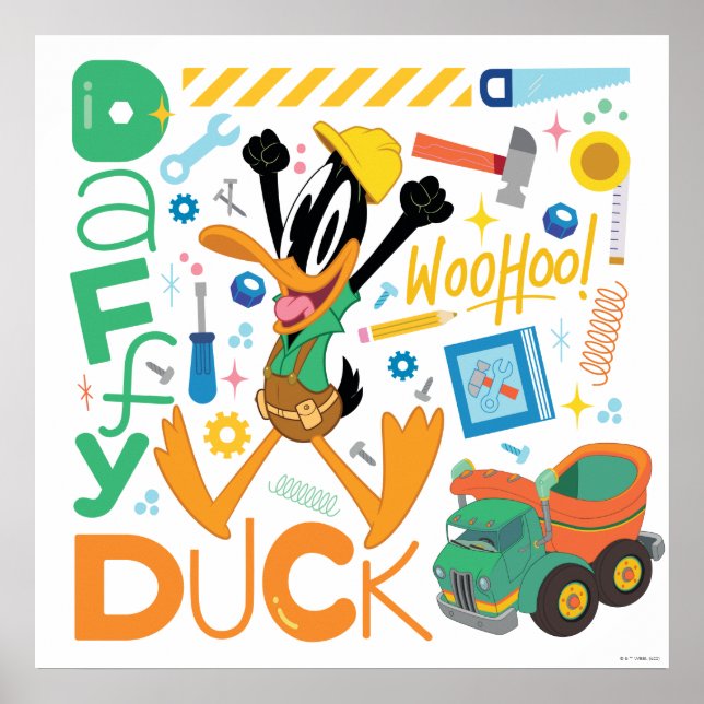 Affiche BUGS BUNNY BUILDERS™| DAFFY DUCK™ Work Tools (Devant)
