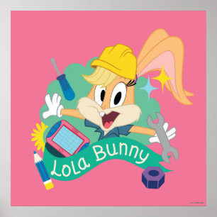 Affiche BUGS BUNNY BUILDERS™  Graphisme de personnage Lola