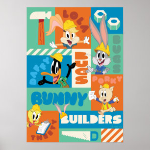 Affiche BUGS BUNNY BUILDERS™  Grille de personnages