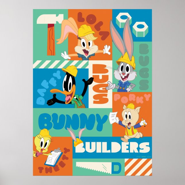Affiche BUGS BUNNY BUILDERS™| Grille de personnages (Devant)