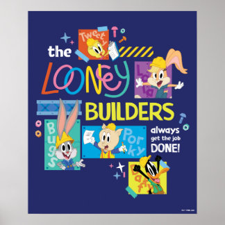 Affiche BUGS BUNNY BUILDERS™| Le Collage des Looney Builde