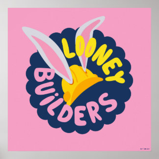 Affiche BUGS BUNNY BUILDERS™| Logo à calotte crantée