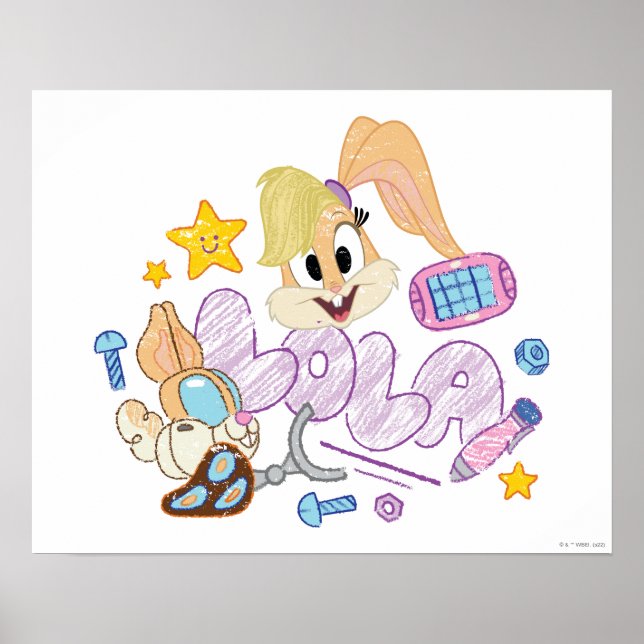 Affiche BUGS BUNNY BUILDERS™| Lola Sketch Art (Devant)