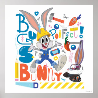 Affiche BUGS BUNNY BUILDERS™| Outils de travail de BUGS BU