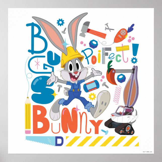 Affiche BUGS BUNNY BUILDERS™| Outils de travail de BUGS BU (Devant)