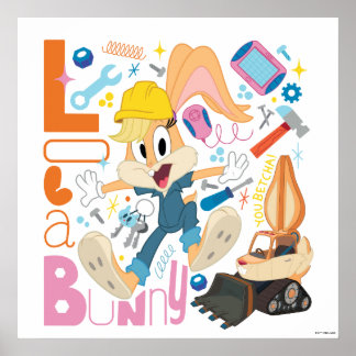 Affiche BUGS BUNNY BUILDERS™| Outils de travail de Lola Bu