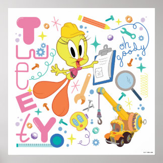 Affiche BUGS BUNNY BUILDERS™| Outils de travail TWEETY™