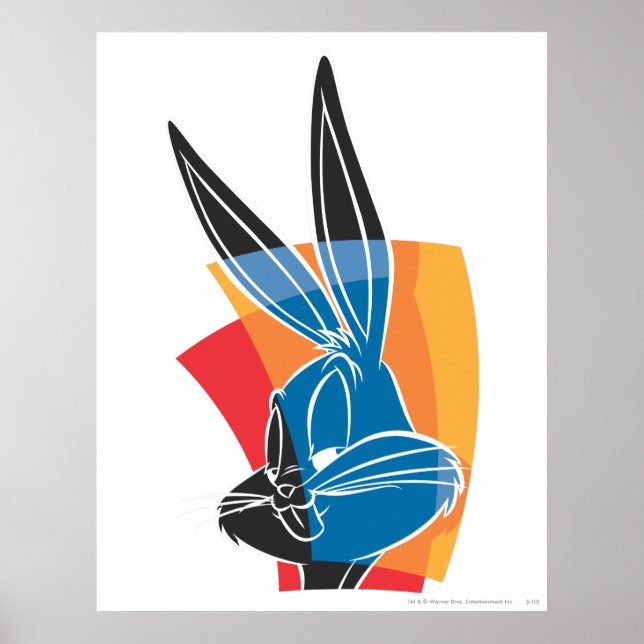 Affiche BUGS BUNNY™ Expressif 3 (Devant)