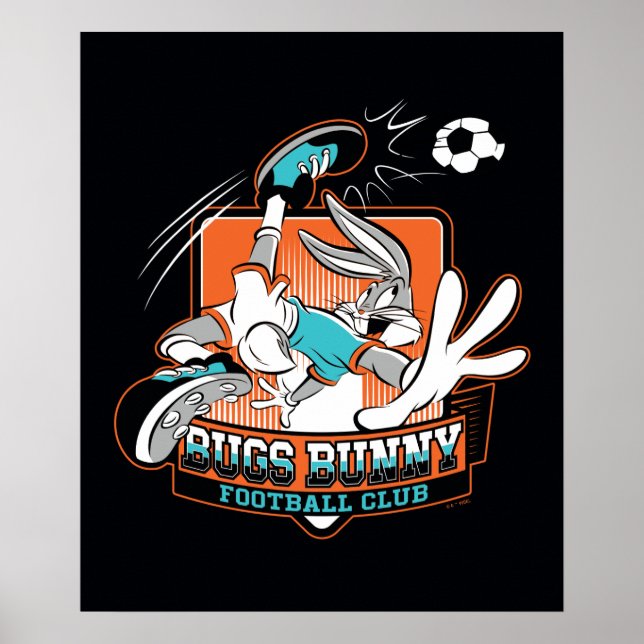 Affiche BUGS BUNNY™ Football Club Badge (Devant)