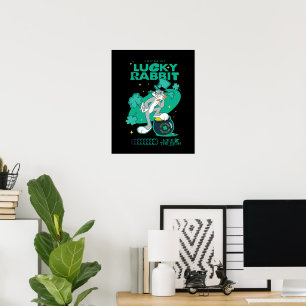 Affiche BUGS BUNNY™ Lucky Rabbit