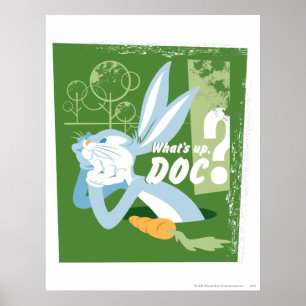 Affiche BUGS BUNNY™ Quoi de neuf, Doc ?