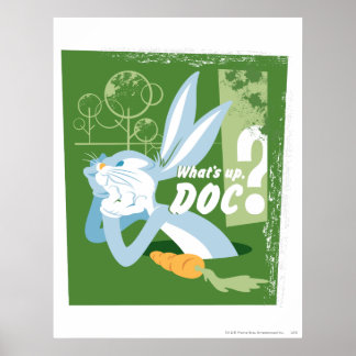 Affiche BUGS BUNNY™ Quoi de neuf, Doc ?