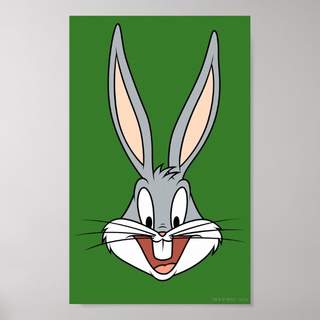 Affiche BUGS BUNNY™ Smiling Face (Devant)