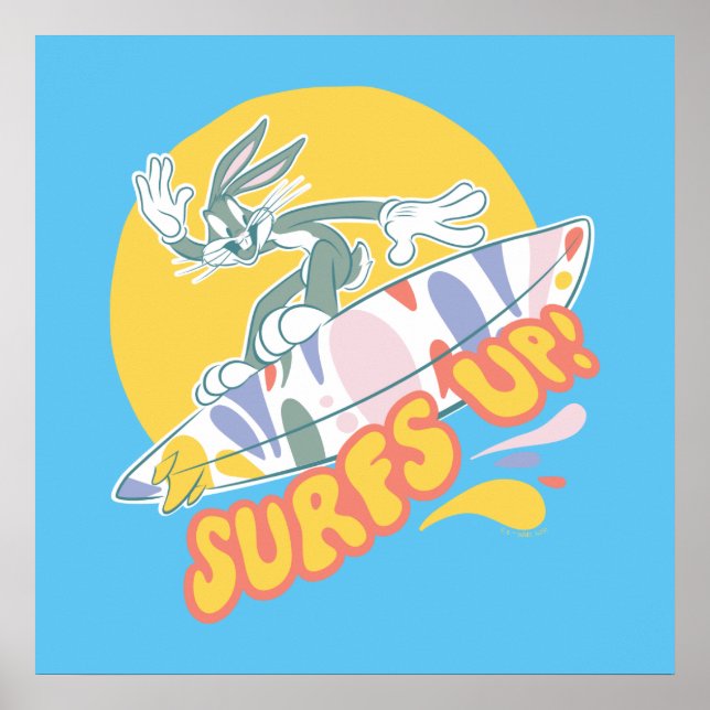 Affiche BUGS BUNNY™ - Surfs Up! (Devant)